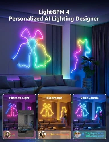 AI Smart RGB Rope Lights — LED Strip Lights, Lepro