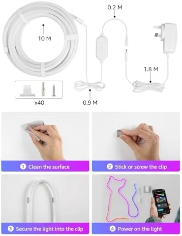 AI Smart RGB Rope Lights — LED Strip Lights, Lepro
