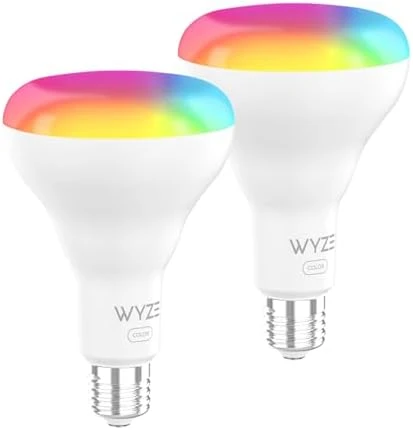 BR30 Wi-Fi Smart Bulb, E26 Base, 75W Equivalent 950 Lumens, 16 Million Colors & Tunable White — Smart Light Bulb, Wyze