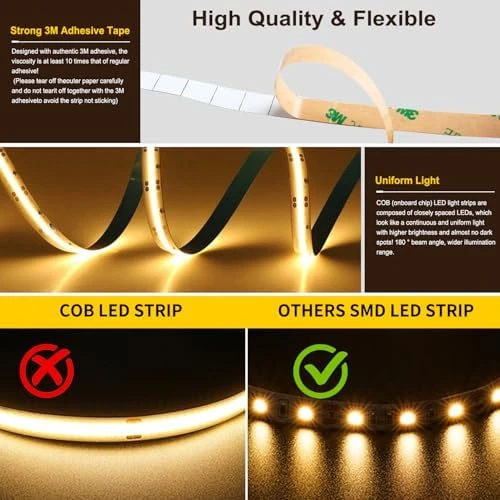 COB LED Strip Light Kit — LED Strip Lights, Pandery