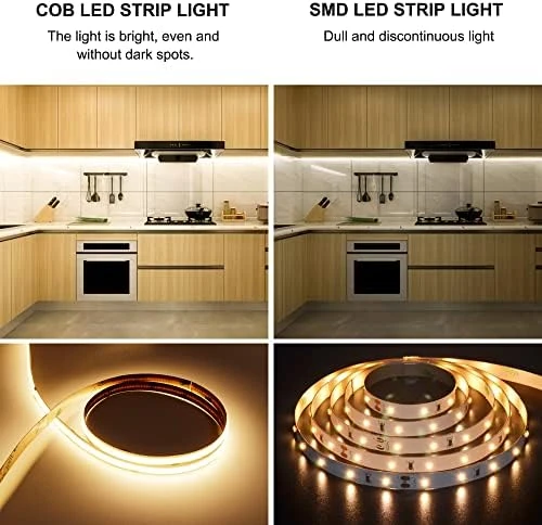 COB LED Strip Light Warm White — LED Strip Lights, AXMOTUT
