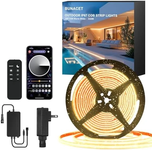 COB Outdoor LED Strip — LED Strip Lights, BUNACET