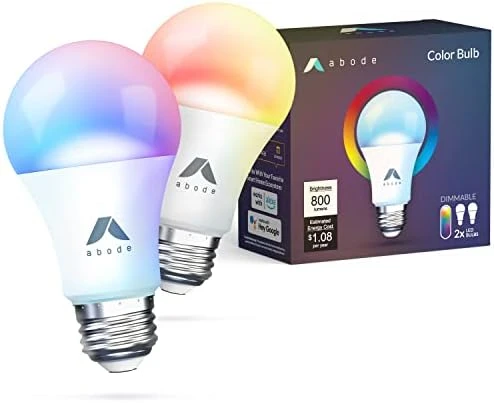 Color Bulb 2-Pack — Smart Light Bulb, abode