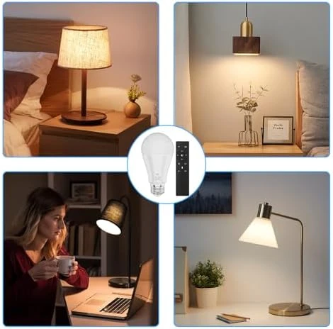 Color Changing Light Bulb with Remote Control & App Control — Smart Light Bulb, MXhme