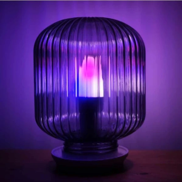 Color Smart Candle LED Bulb with Flame Effect — Smart Light Bulb, LIFX
