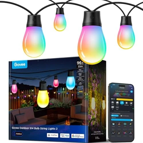 LED Outdoor String Lights 48ft — LED Strip Lights, Govee