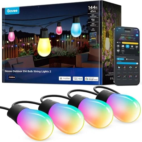 LED Outdoor String Lights 48ft — LED Strip Lights, Govee