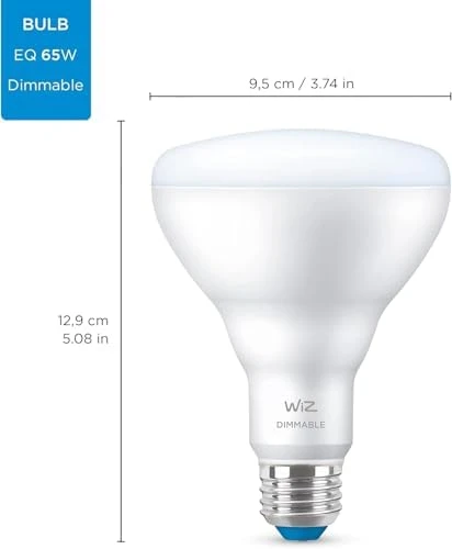 LED Smart Bulb - Pack of 2 - 650 Lumen - E26 - Indoor — Smart Light Bulb, WiZ Connected