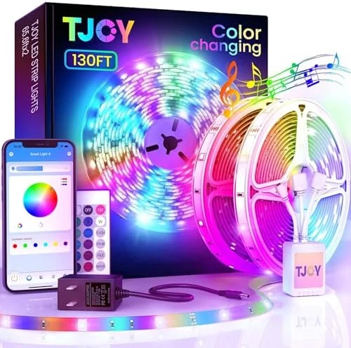 LED Strip Lights, 100ft with Remote and App Control — LED Strip Lights, TJOY