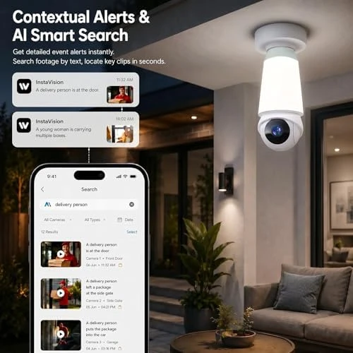 Light Bulb Security Camera — Security Camera, JCMNETE
