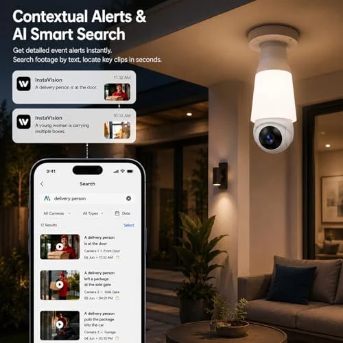 Light Bulb Security Camera — Security Camera, JCMNETE