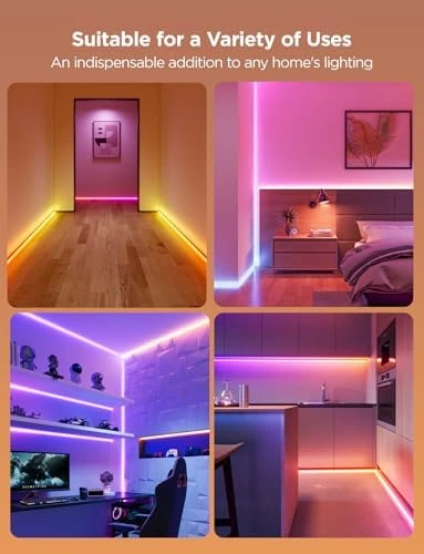 Neon Rope Light for Wall Lining — LED Strip Lights, Govee