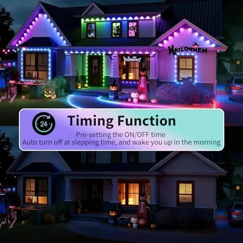 Permanent Outdoor Lights — LED Strip Lights, Sunwuko