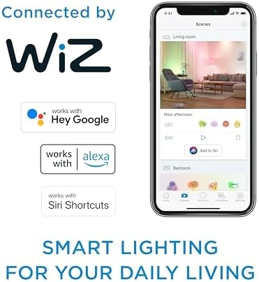 Smart 40W B12 Tunable White Smart Candle-shape 4-Pack — Smart Light Bulb, Philips