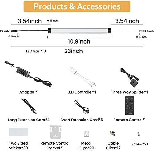 Smart Dimmable Strip Lighting Kit — LED Strip Lights, Lenarinter