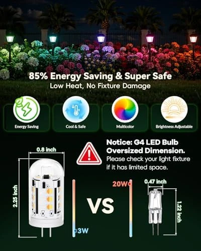 Smart G4 LED Bulb Color Changing — Smart Light Bulb, Makergroup