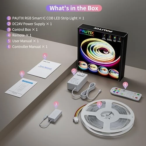 Smart IC COB LED Strip Lights — LED Strip Lights, PAUTIX