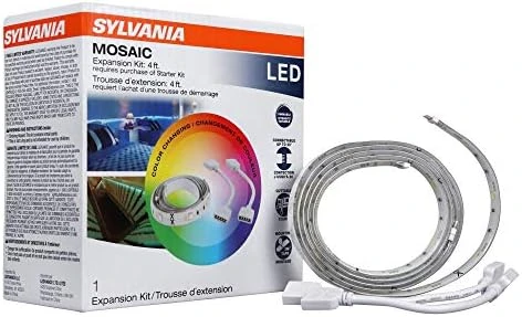 Smart LED WiFi Full Color Light Strip, 6.5 ft, Dimmable — LED Strip Lights, Sylvania