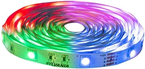Smart LED WiFi Full Color Light Strip, 6.5 ft, Dimmable — LED Strip Lights, Sylvania