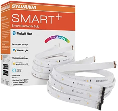 Smart LED WiFi Full Color Light Strip, 6.5 ft, Dimmable — LED Strip Lights, Sylvania