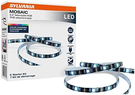Smart LED WiFi Full Color Light Strip, 6.5 ft, Dimmable — LED Strip Lights, Sylvania