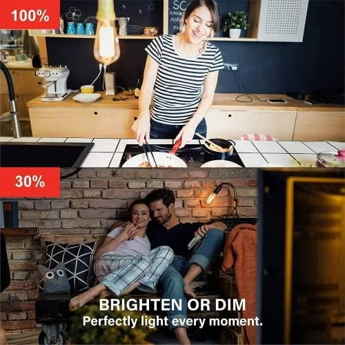 Smart Light Bulbs, Retro WiFi Light Bulbs, Vintage Filament LED Light Bulbs, Smart Edison Bulbs That Work with Alexa &... — Smart Light Bulb, Sengled