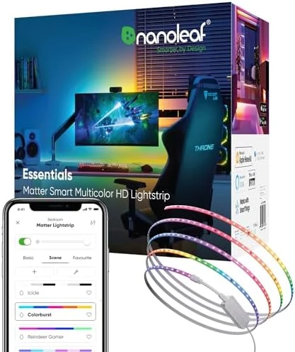 Smart Multicolor LED Lightstrip 200" — LED Strip Lights, Nanoleaf