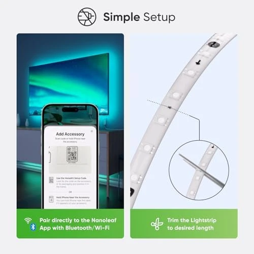 Smart Multicolor LED Lightstrip 200" — LED Strip Lights, Nanoleaf