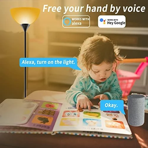Smart RGB Floor Lamp — Smart Light Bulb, PESRAE