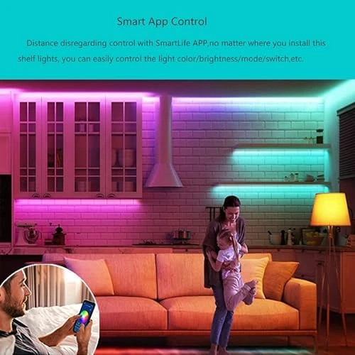 Smart Under Cabinet Lighting Strip Lights White & Color Changing Dimmable — LED Strip Lights, LAMPAOUS