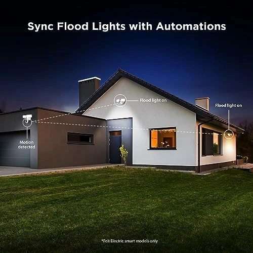 Smart WiFi Dual Head LED Flood Light — Smart Light Bulb, Feit Electric