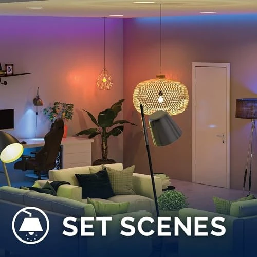 WiFi-Control R20 LED Color-Changing and Tunable White Smart Light Bulb — Smart Light Bulb, Satco