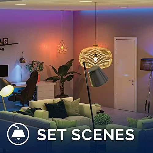 WiFi Smart LED Color-Changing Light Bulb, 2-Pack — Smart Light Bulb, Satco