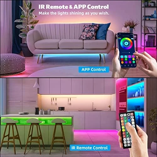 100ft LED Lights for Bedroom (2 Rolls of 50ft) — LED Strip Lights, ZOZOO