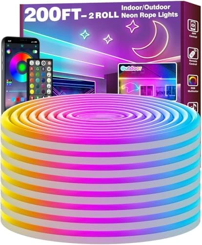 200 Ft LED Rope Lights — LED Strip Lights, FBZ
