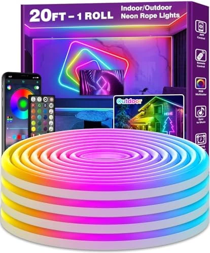 20Ft Neon Rope Lights — LED Strip Lights, AILBTON