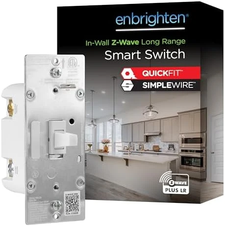 800 Series Z-Wave On/Off Toggle Switch — Smart Switch, Enbrighten
