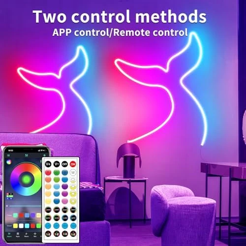 LED Neon Lights with Remote APP Control — LED Strip Lights, segrass