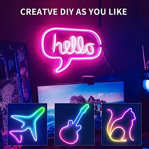 LED Neon Lights with Remote APP Control — LED Strip Lights, segrass