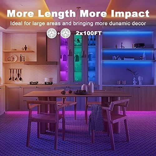 LED Strip Lights 200ft (2 Rolls of 100ft) — LED Strip Lights, dalattin