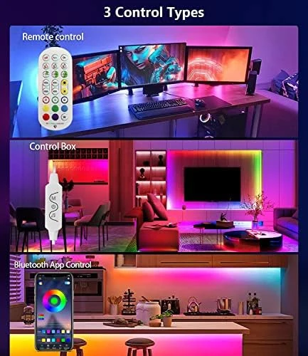 Led Strip Lights for Bedroom, 33ft Chasing Effect Dream ICRGB — LED Strip Lights, Daymeet