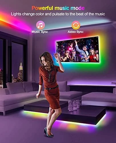 Led Strip Lights for Bedroom, 33ft Chasing Effect Dream ICRGB — LED Strip Lights, Daymeet