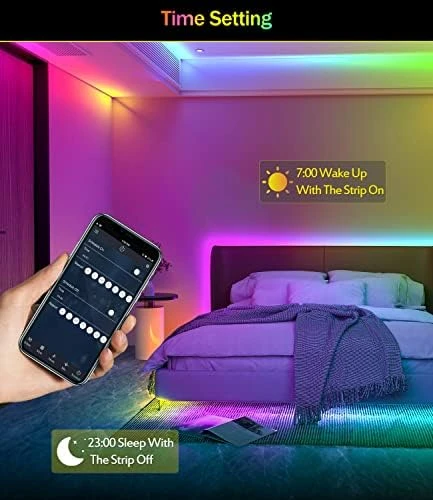 Led Strip Lights for Bedroom, 33ft Chasing Effect Dream ICRGB — LED Strip Lights, Daymeet