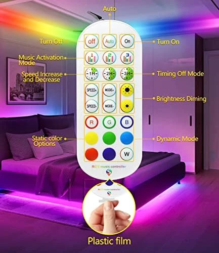 Led Strip Lights for Bedroom, 33ft Chasing Effect Dream ICRGB — LED Strip Lights, Daymeet