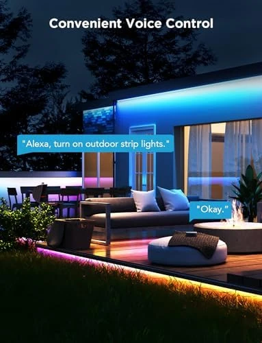 Outdoor LED Strip Lights RGBIC with Warm and Cold White — LED Strip Lights, Govee