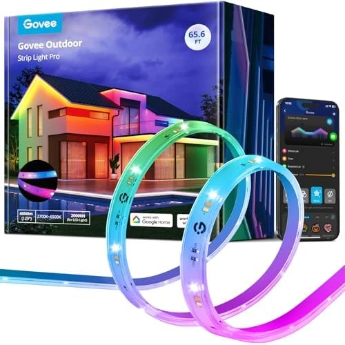 Outdoor LED Strip Lights RGBIC with Warm and Cold White — LED Strip Lights, Govee