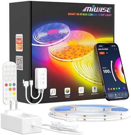RGB COB LED Strip Light — LED Strip Lights, MIWISE