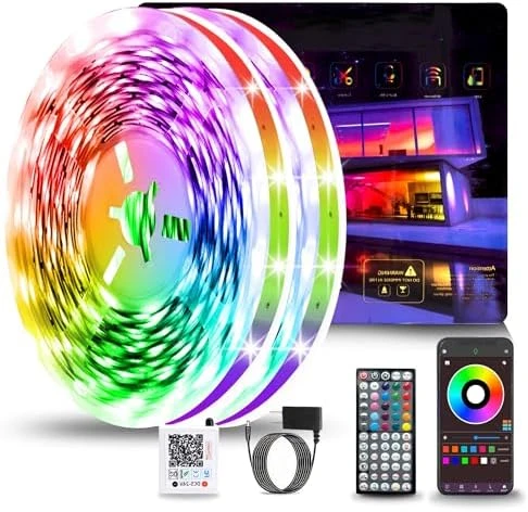 RGB LED Strip Lights 300FT (2 Rolls of 150FT) — LED Strip Lights, NBBUFF