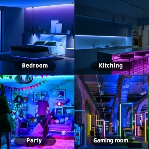 RGB LED Strip Lights 300FT (2 Rolls of 150FT) — LED Strip Lights, NBBUFF