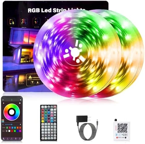 RGB LED Strip Lights 300FT (2 Rolls of 150FT) — LED Strip Lights, NBBUFF
